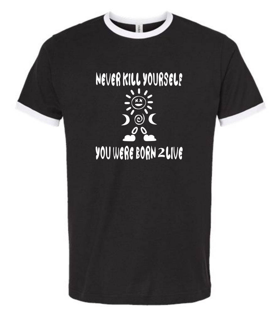Born 2 Live Ringer Tee