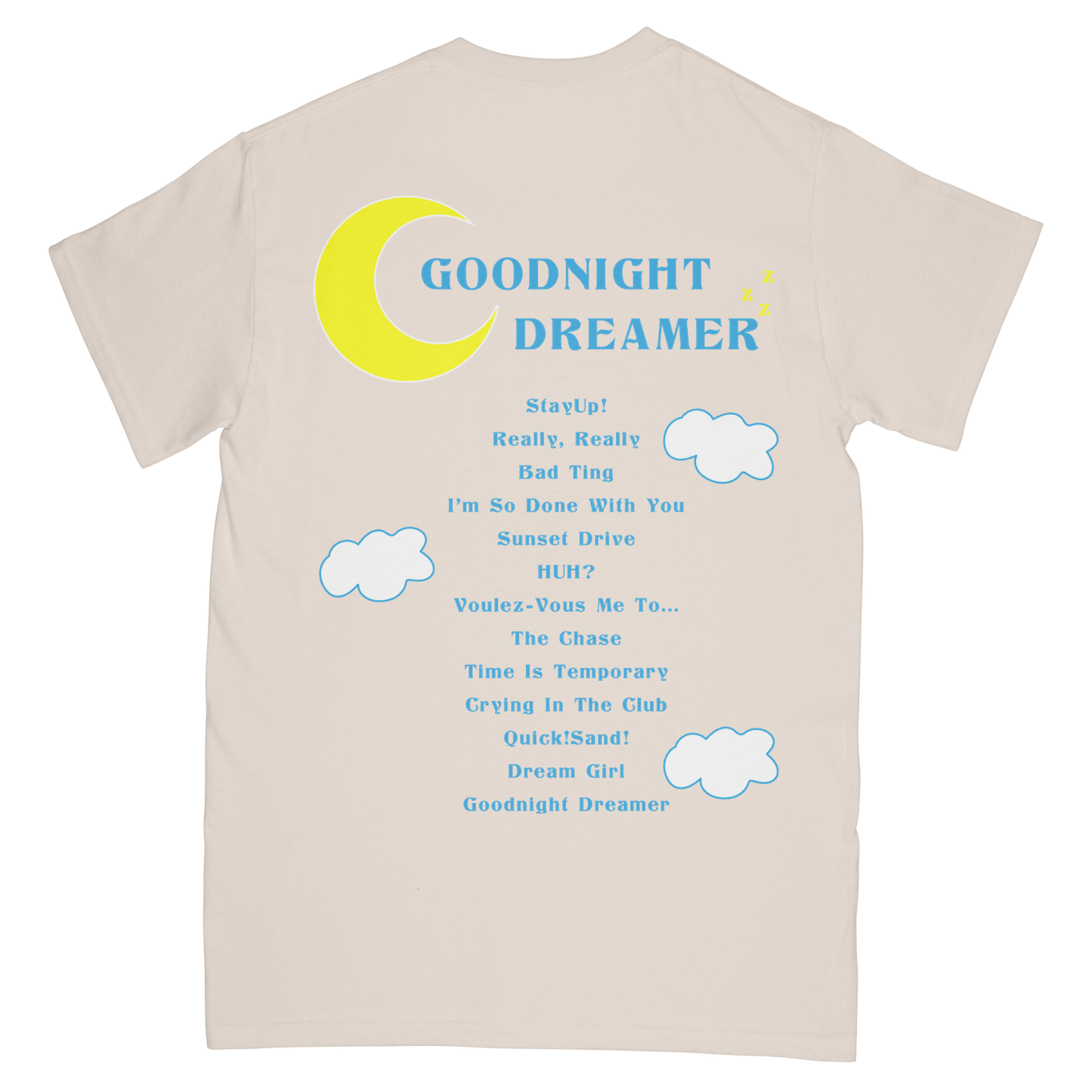 "Goodnight Dreamer" Beige Shirt