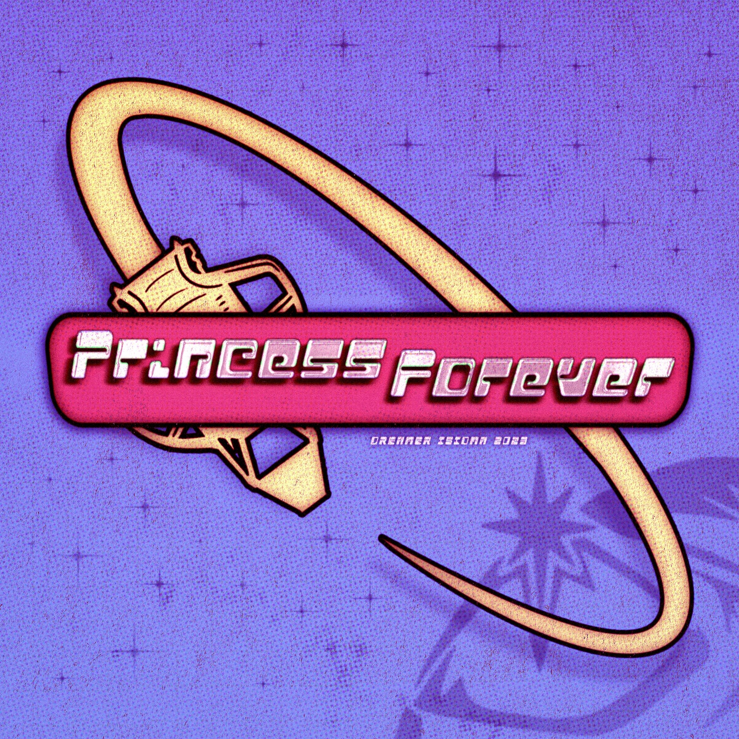"Princess Forever" Sticker 4 Pack